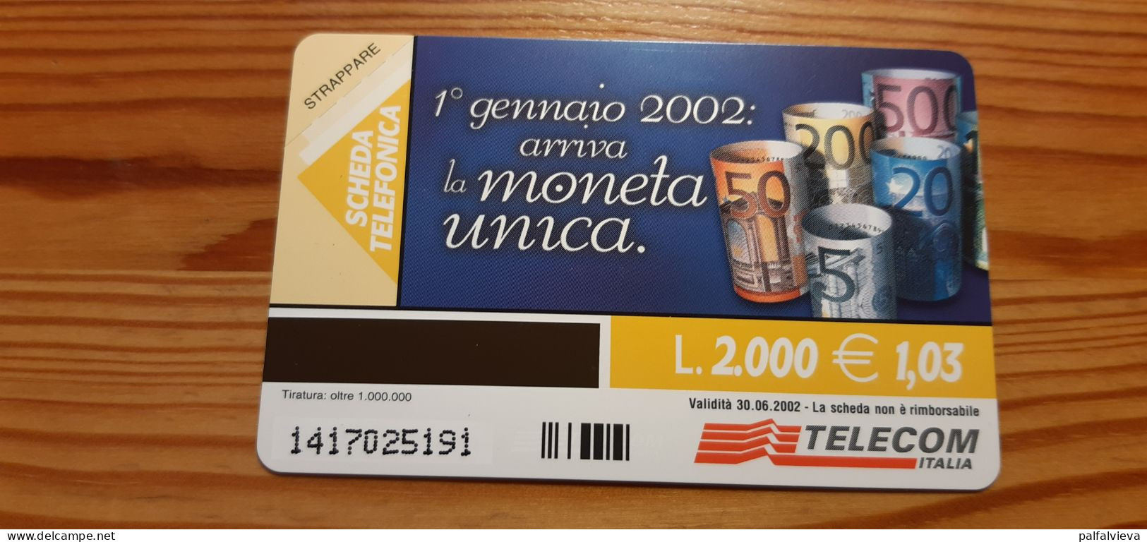 Phonecard Italy - Money, Coin, Euro - MINT - Public Ordinary