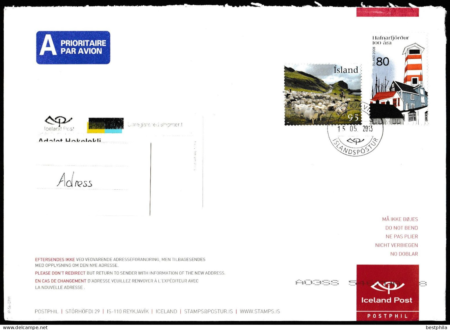 Island, İceland, IJsland - Postal History & Philatelic Cover - 508 - Interi Postali