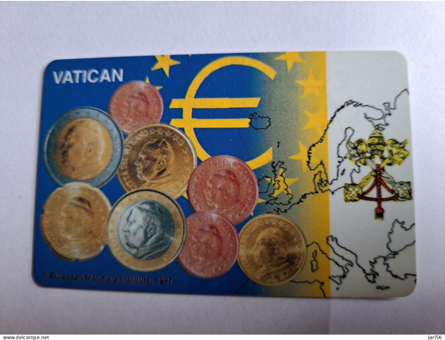 GREAT BRITAIN   20 UNITS   / EURO COINS/ VATICAN       PHONECARD   (date 12/ 2002)  PREPAID CARD / MINT      **12916** - Collections