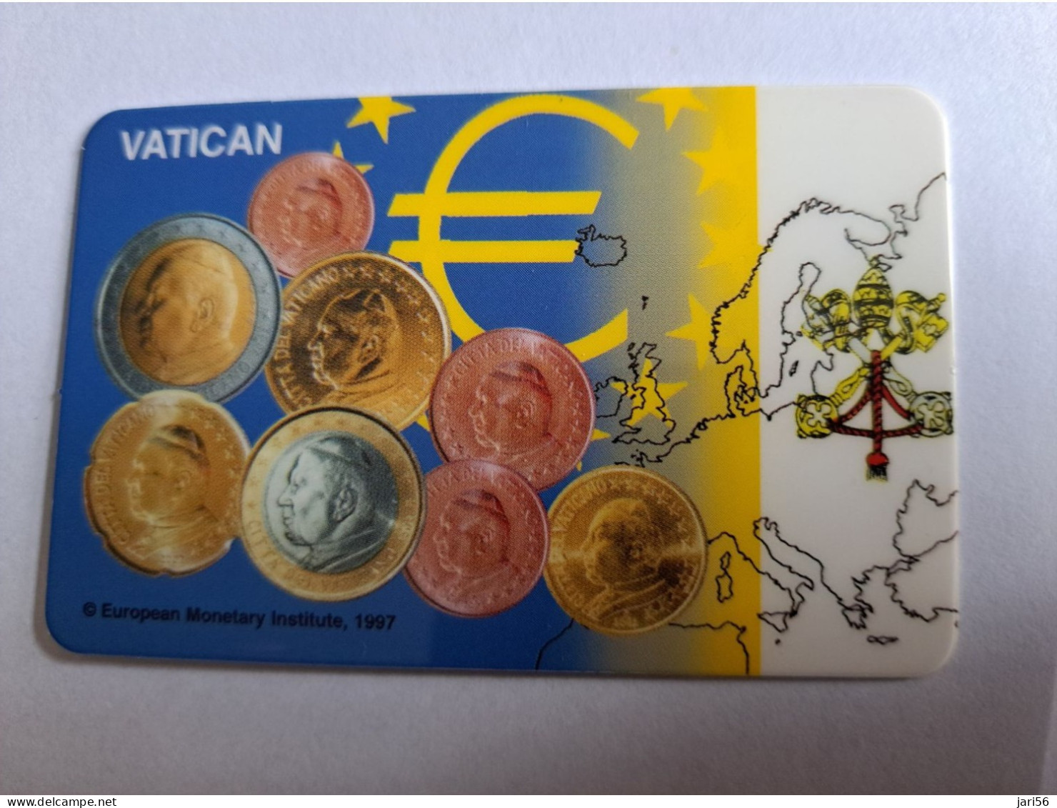 GREAT BRITAIN   20 UNITS   / EURO COINS/ VATICAN       PHONECARD   (date 12/ 2002)  PREPAID CARD / MINT      **12917** - [10] Collections