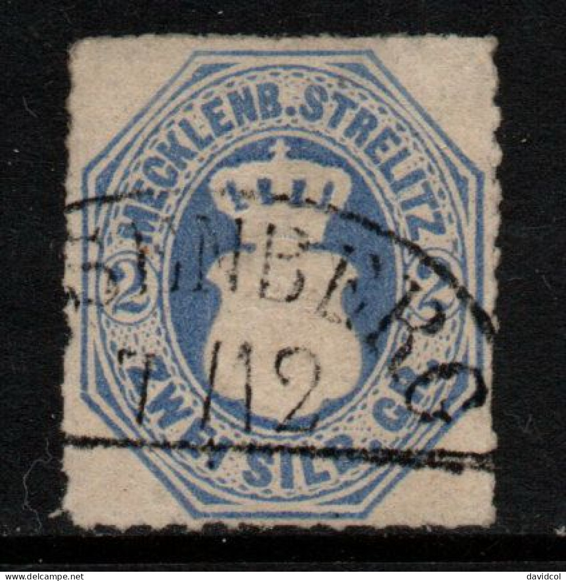 2261C- MECKLENBURG - STRETLIZ - 1864- MI#: 5 - USED - - Mecklenburg-Strelitz