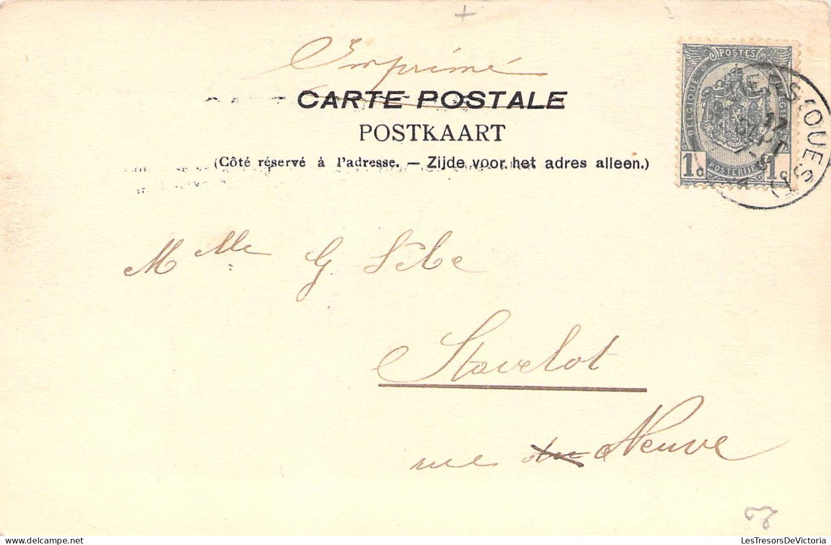 Belgique - Verviers - Escaliers De La Paix - Daté 1904 - Carte Postale Ancienne - Verviers