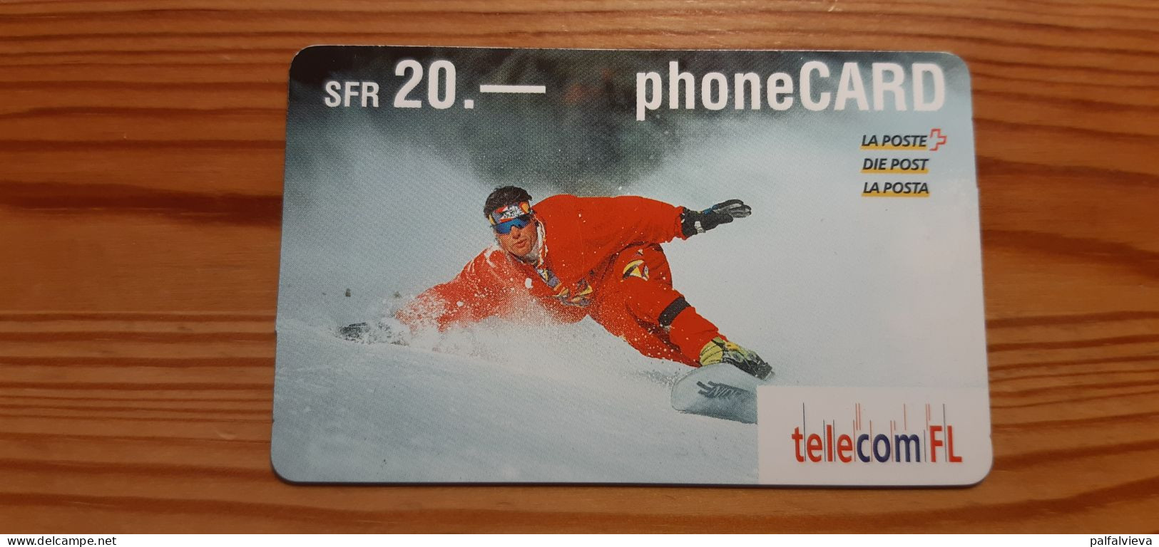 Prepaid  Phonecard Liechtenstein - Skiing - Liechtenstein