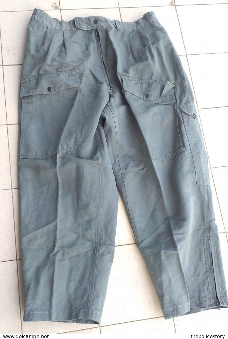 Pantaloni Grigi Vintage Elicotterista Aeronautica Militare Tg.52 Inusati Marcati - Uniformes