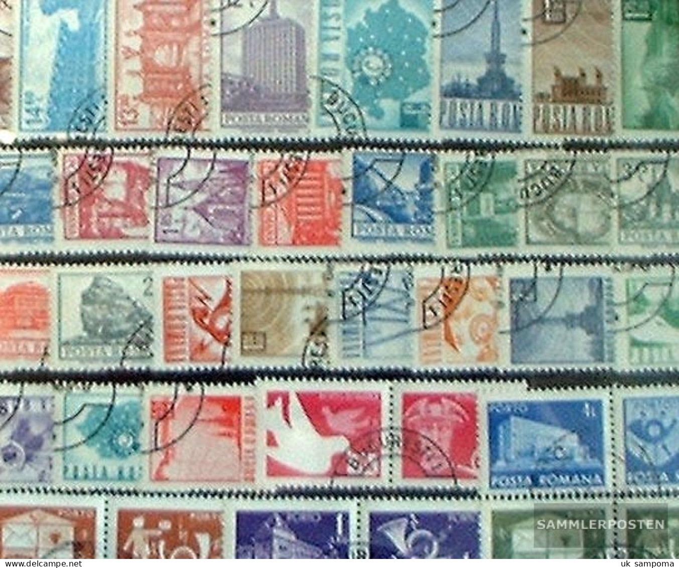 Romania 100 Different Stamps - Collections