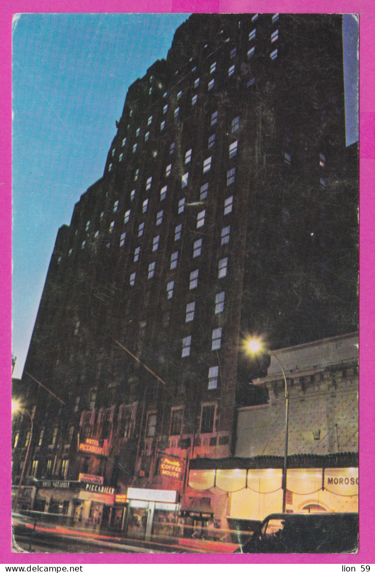 289156 / United States - New York City - Nacht Night Nuit Hotel "Picadilly" Of The Theatre Area 227 West 45th Street PC - Bares, Hoteles Y Restaurantes