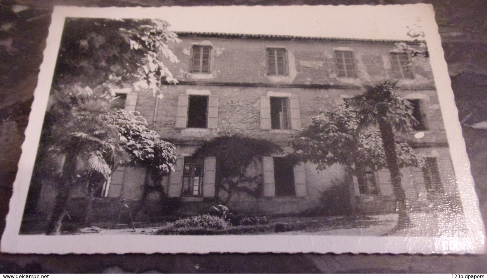 46 MONTCUQ Institution Sainte Marie Façade Des Classes VOYAGEE 1954 - Montcuq