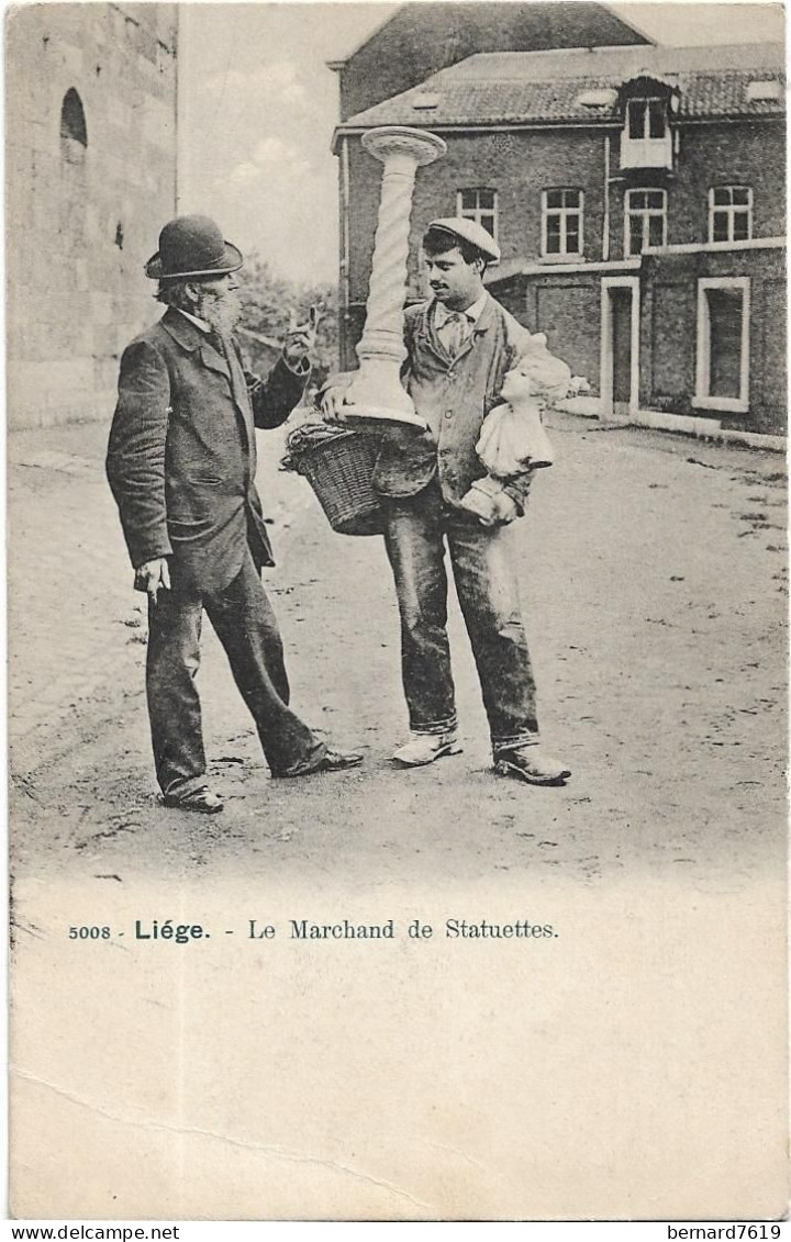 Belgique    Liege -  Le Marchand De Statuettes - Ans