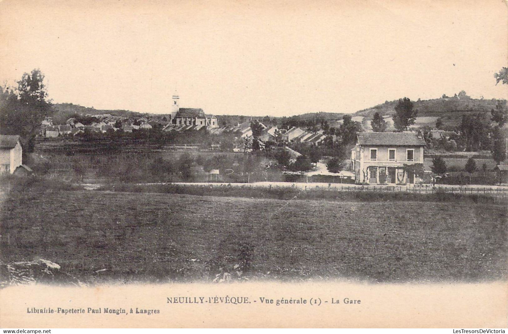 FRANCE - 52 - Neuilly L'Evêque - Vue Générale - La Gare - Carte Postale Ancienne - Neuilly L'Eveque