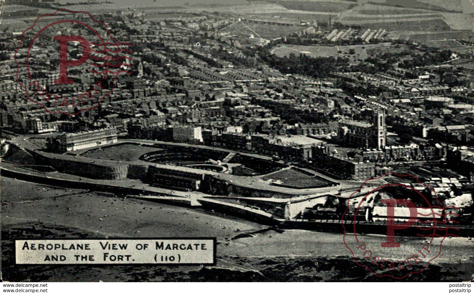 AEROPLANE VIEW OF  MARGATE AND THE FORT  FORT - Margate