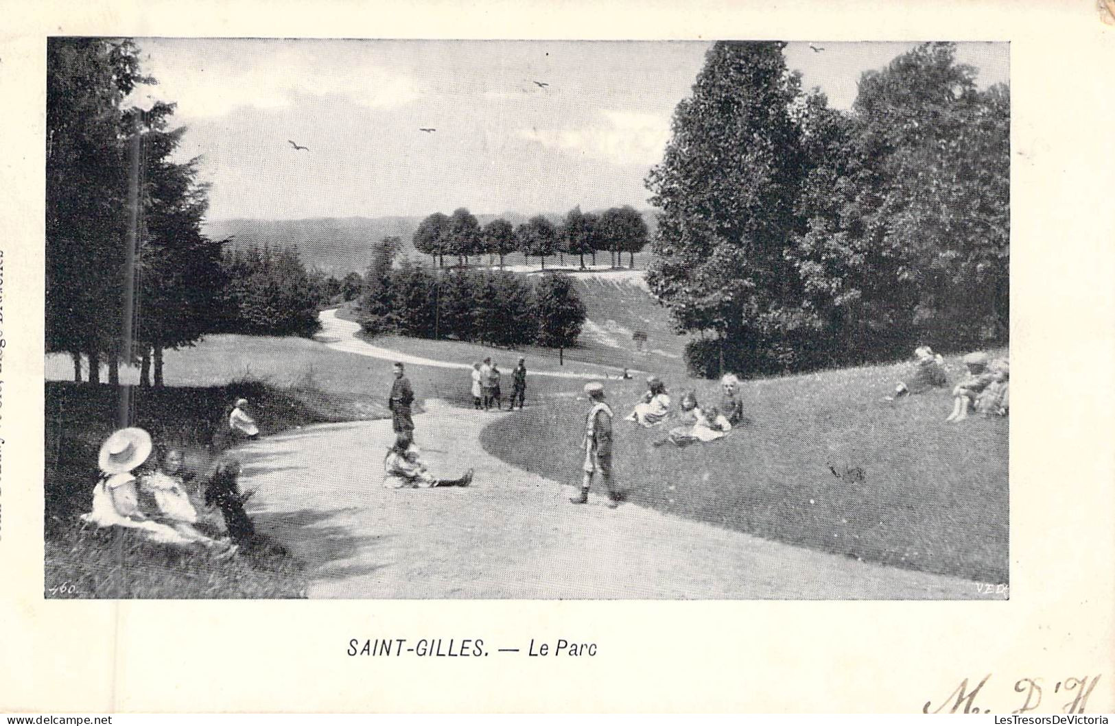 BELGIQUE - SAINT GILLES - Le Parc - Carte Postale Ancienne - Namur