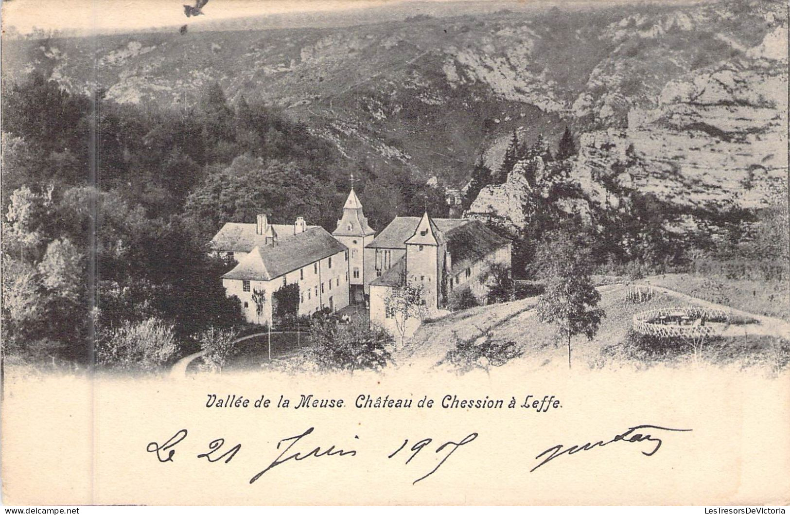 BELGIQUE - LEFFE - Vallée De La Meuse - Chateau De Chession  - Carte Postale Ancienne - Namur