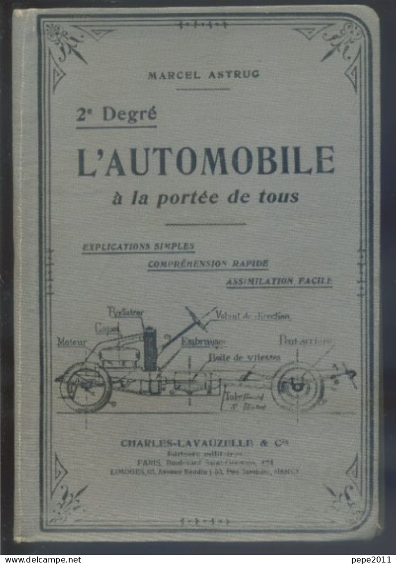 L'Automobile à La Portée De Tous 2e Degré Par Marcel ASTRUC - 1928 - Auto
