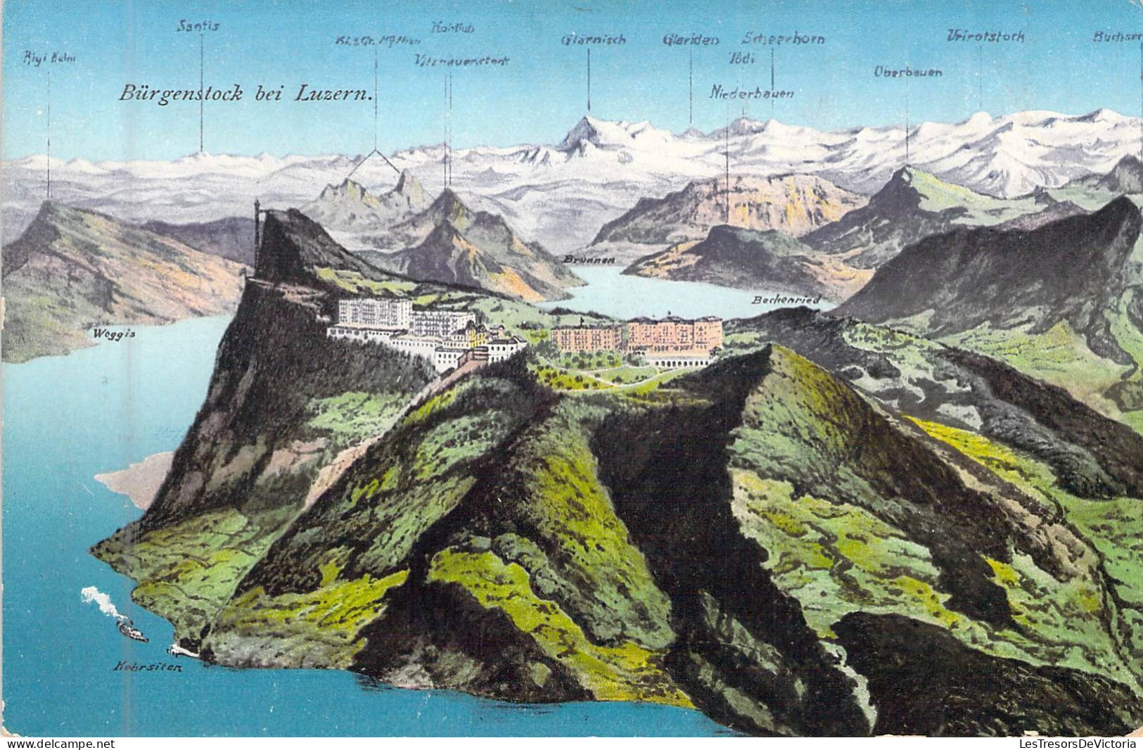 SUISSE -Bürgenstock Bei Luzern - Carte Postale Ancienne - Lucerne