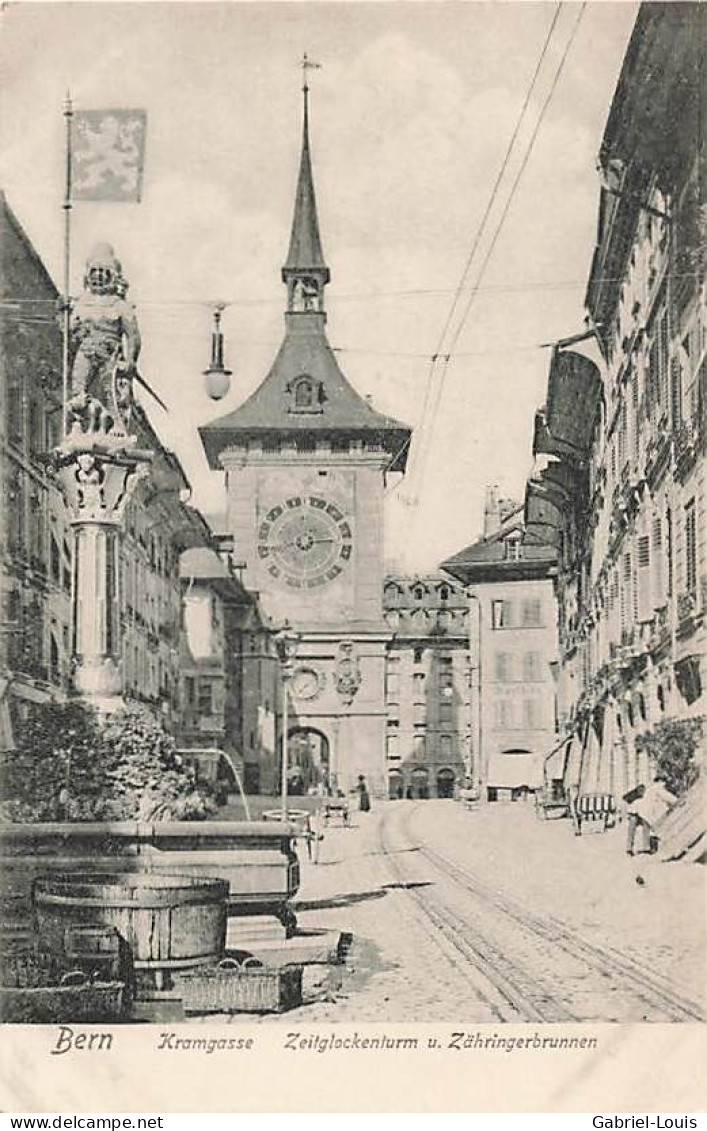 Bern Zeitglockenturm U. Zähringerbrunnen - Berne