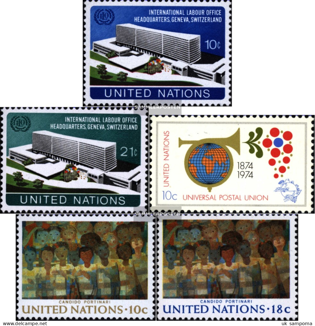 UN - NEW York 264-265,266,267-268 (complete Issue) Unmounted Mint / Never Hinged 1974 Special Stamps - Ongebruikt