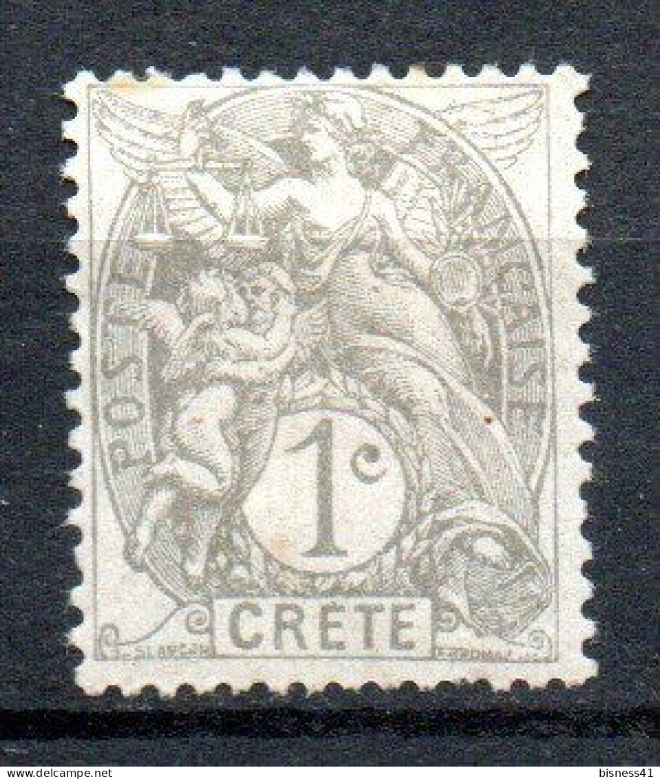 Col33 Colonie Crete N° 1 Neuf X MH Cote : 3,00€ - Unused Stamps