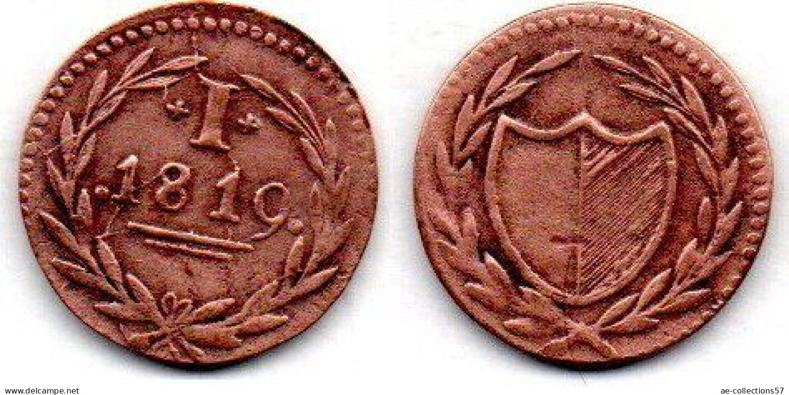 MA 20531 /  Frankfurt 1 Pfennig 1819 TTB - Groschen & Andere Kleinmünzen