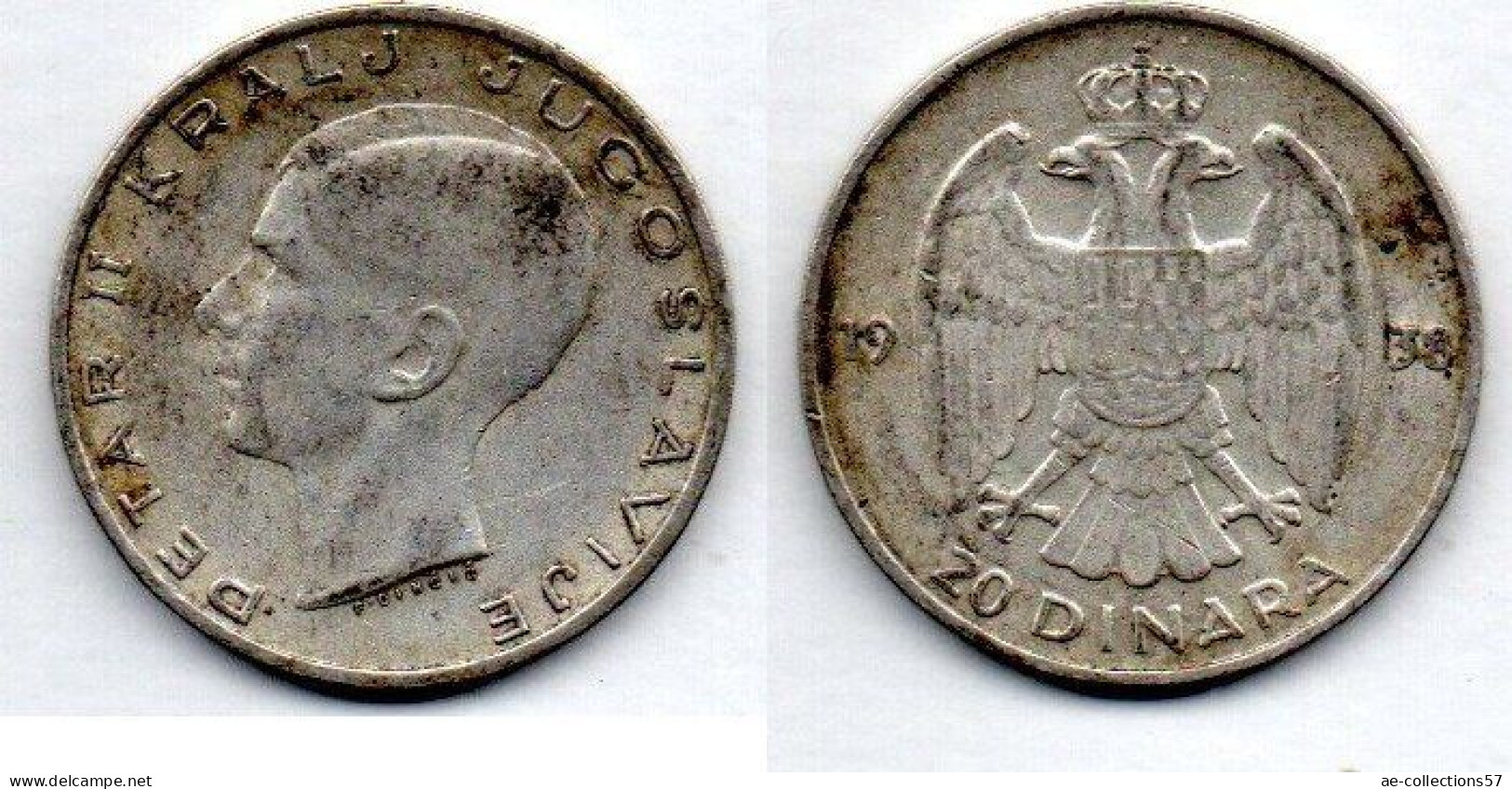 MA 20629 / Yougoslavie - Yougoslavia 10 Dinara 1938 TTB - Joegoslavië