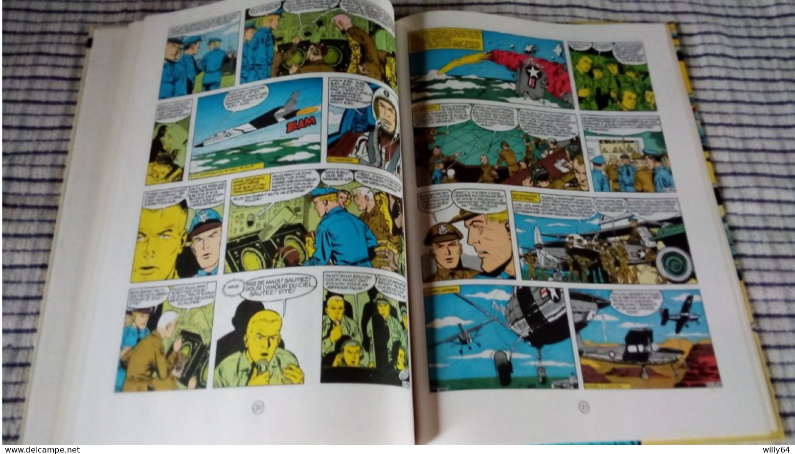 LES AVENTURES DE BUCK DANNY  T25  " Escadrille ZZ "   1985   DUPUIS  BD  Comme Neuve - Buck Danny