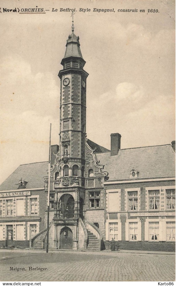 Orchies * Place Et Le Beffroi * Café à L'ancre - Orchies