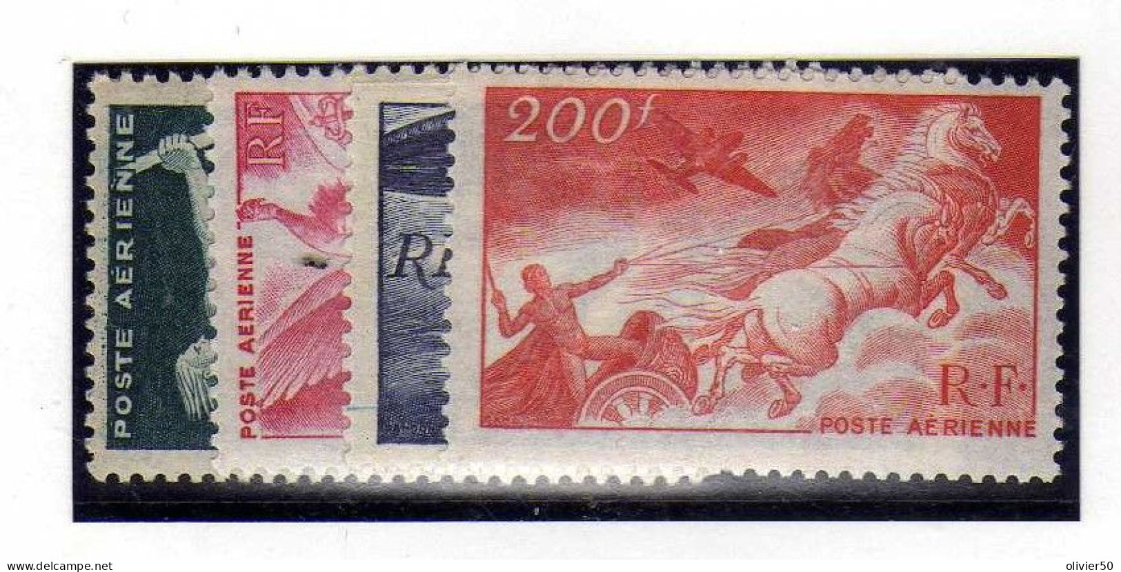 France - (1946-47)   - Serie Mythologique - Neufs** - MNH - 1927-1959 Neufs