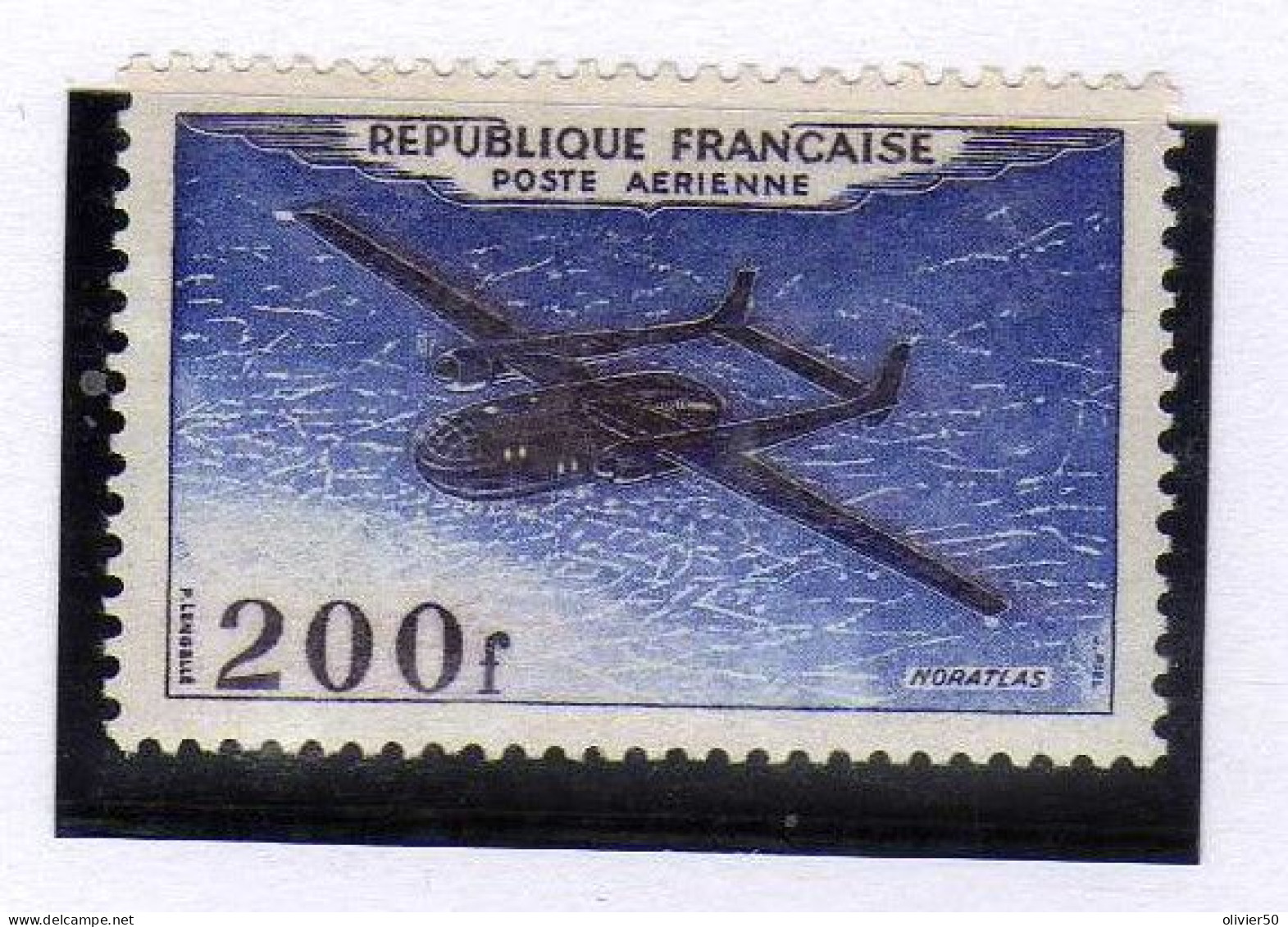 France - (1954)   -  200 F. Prototype - Noratlas - Neuf* - MLH - 1927-1959 Neufs