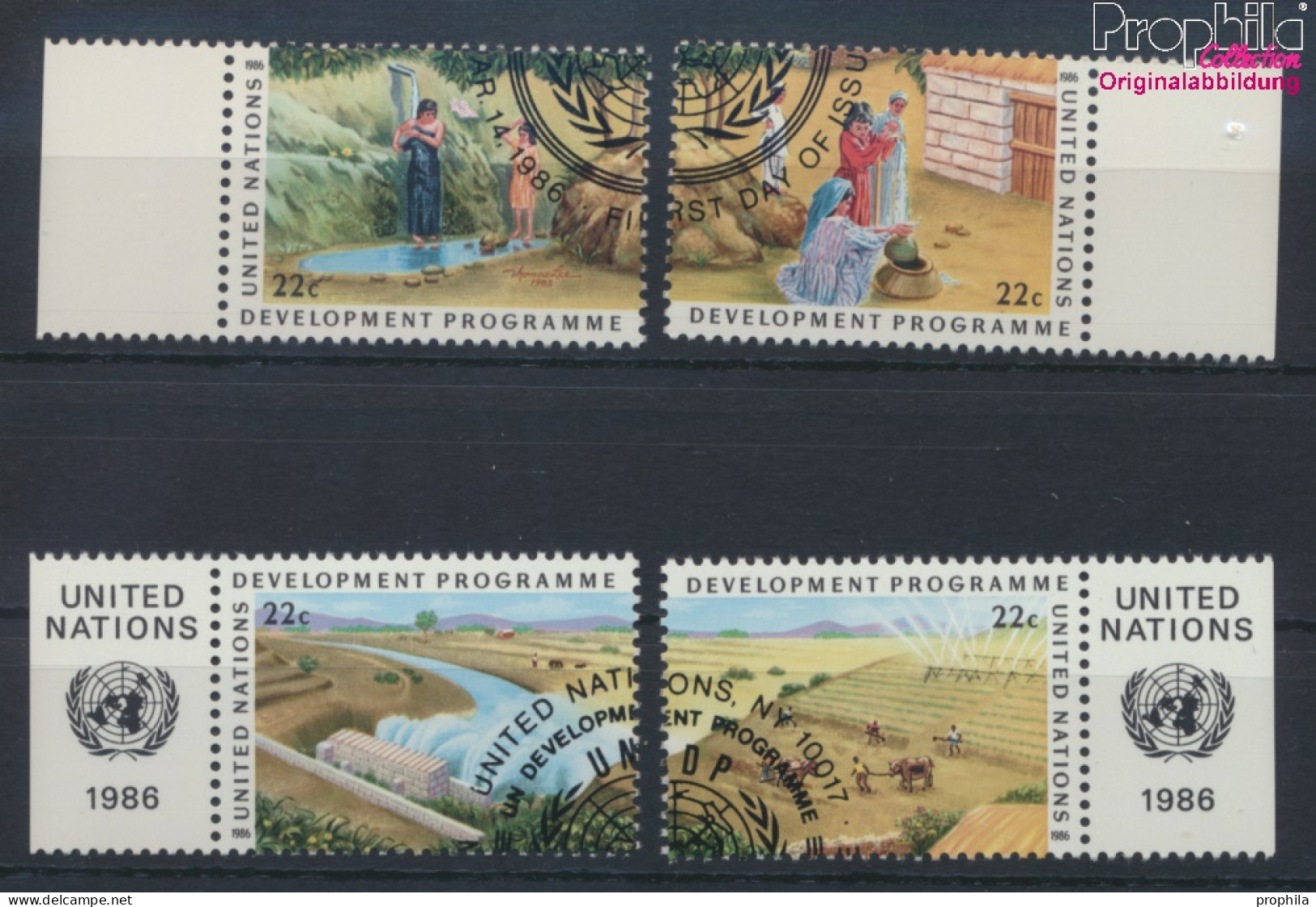 UNO - New York 491-494 (kompl.Ausg.) Gestempelt 1986 Entwicklungshilfe (10036012 - Used Stamps