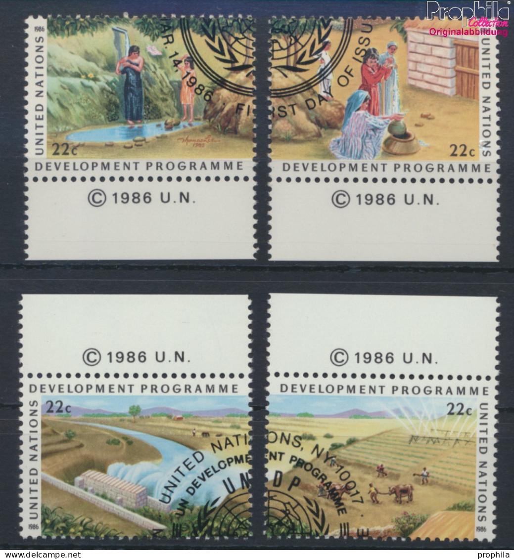 UNO - New York 491-494 (kompl.Ausg.) Gestempelt 1986 Entwicklungshilfe (10036016 - Oblitérés