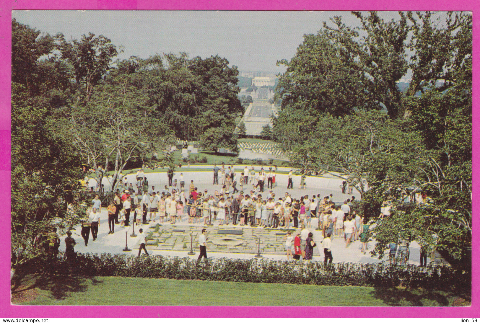 289196 / United States - Arlington, Virginia - President John F. Kennedy Grave Gravesite Monument PC USA Etats-Unis - Arlington