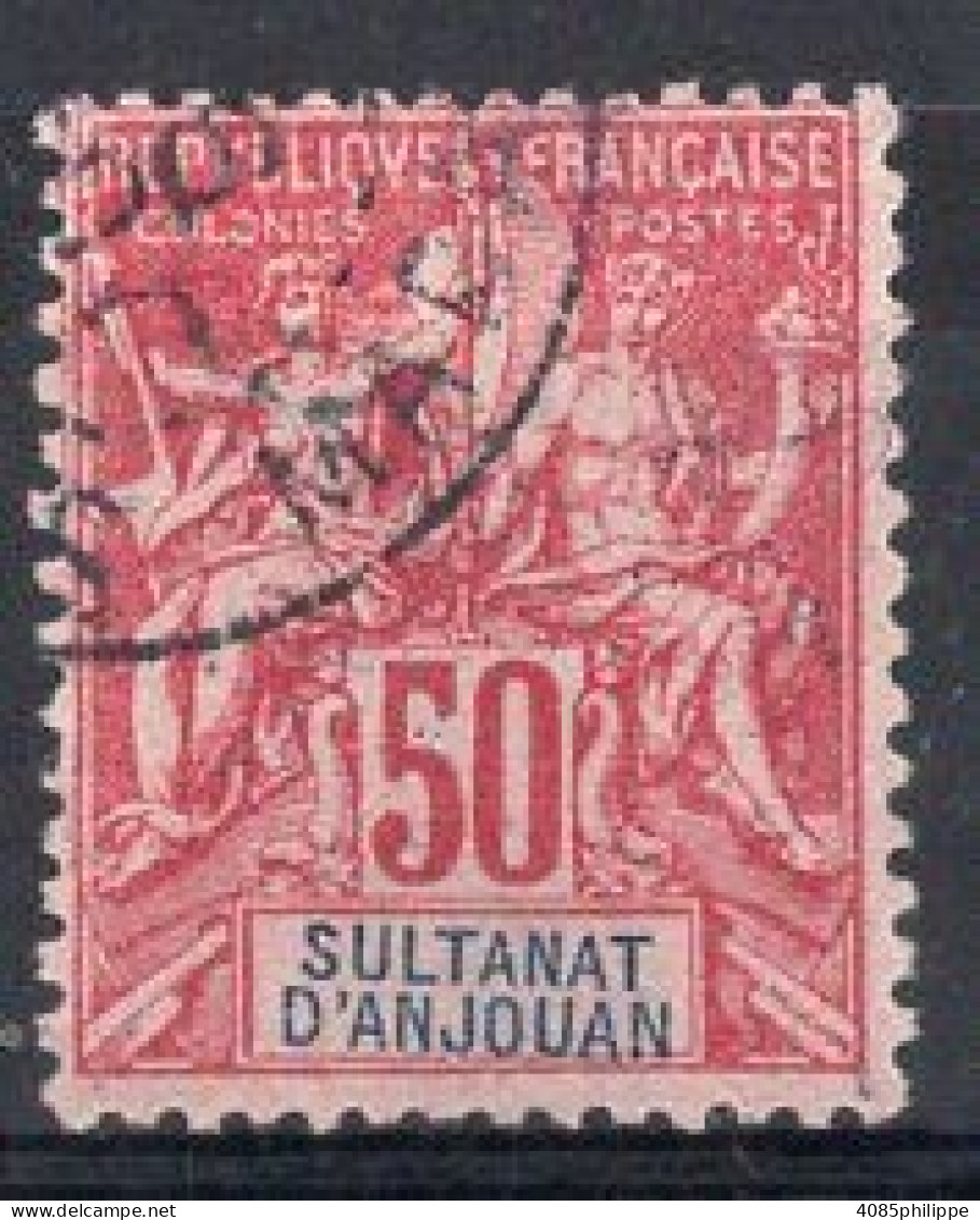 ANJOUAN Timbre-poste N°11 Oblitéré TB Cote 45€00 - Usati