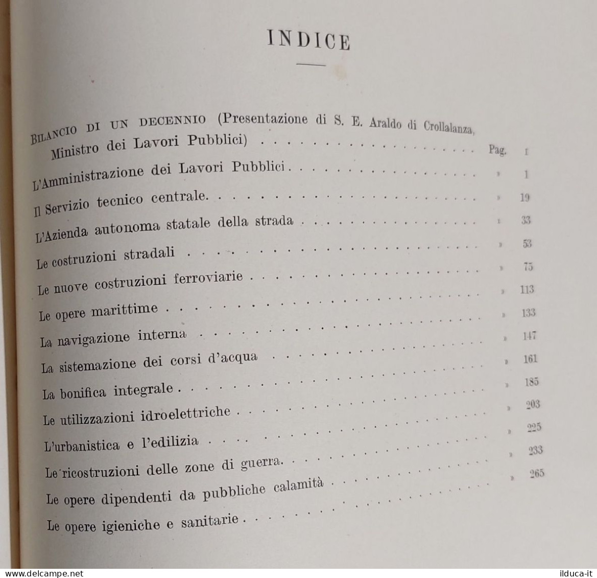 I108526 Lb6 Opere Pubbliche 1922/1932 - Ministero Lavori Pubblici