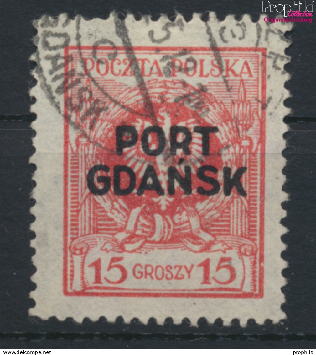 Polnische Post Danzig 6a Gestempelt 1925 Aufdruckausgabe (9975620 - Besatzungszeit