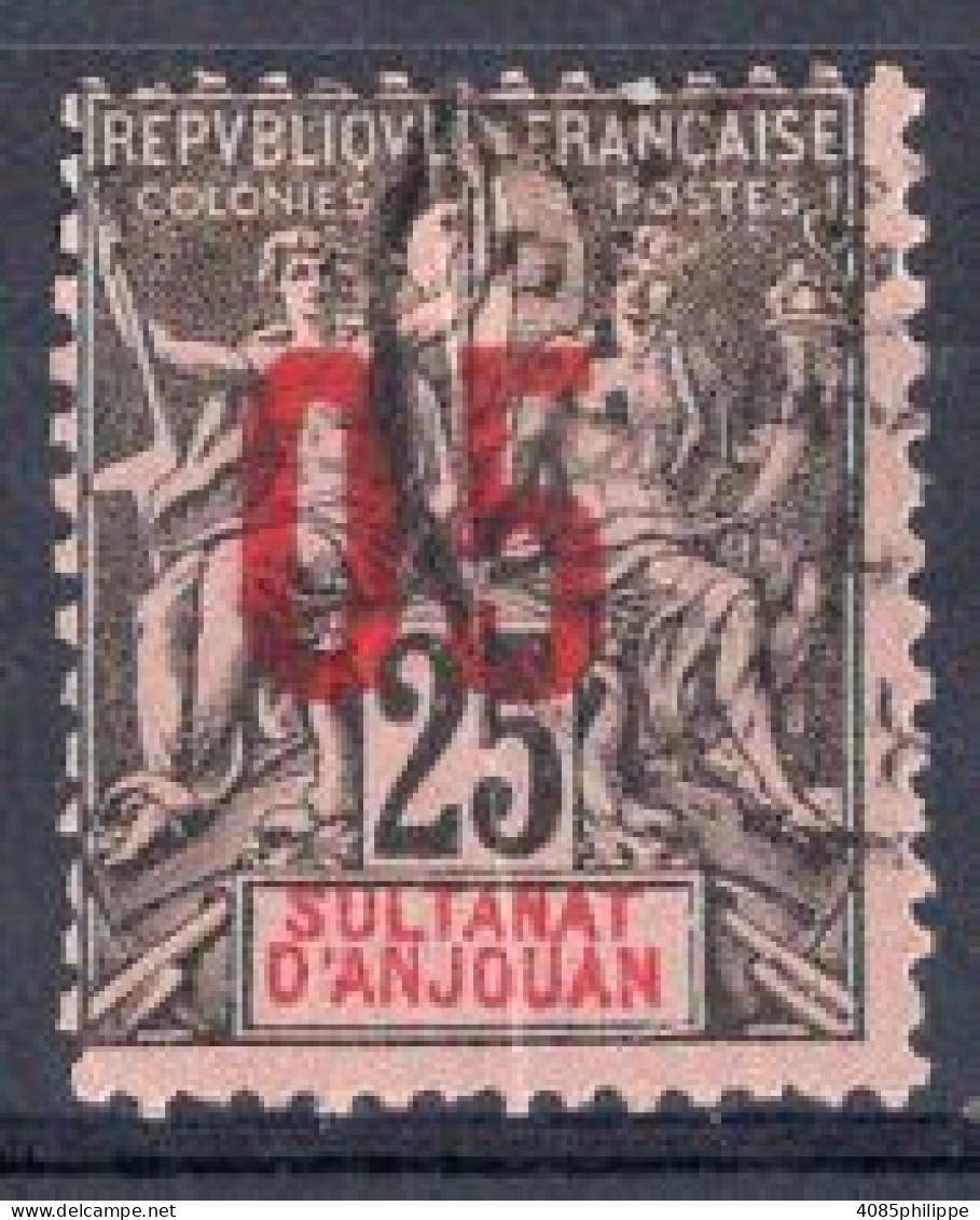 ANJOUAN Timbre-poste N°24 Oblitéré TB Cote 3€00 - Usati