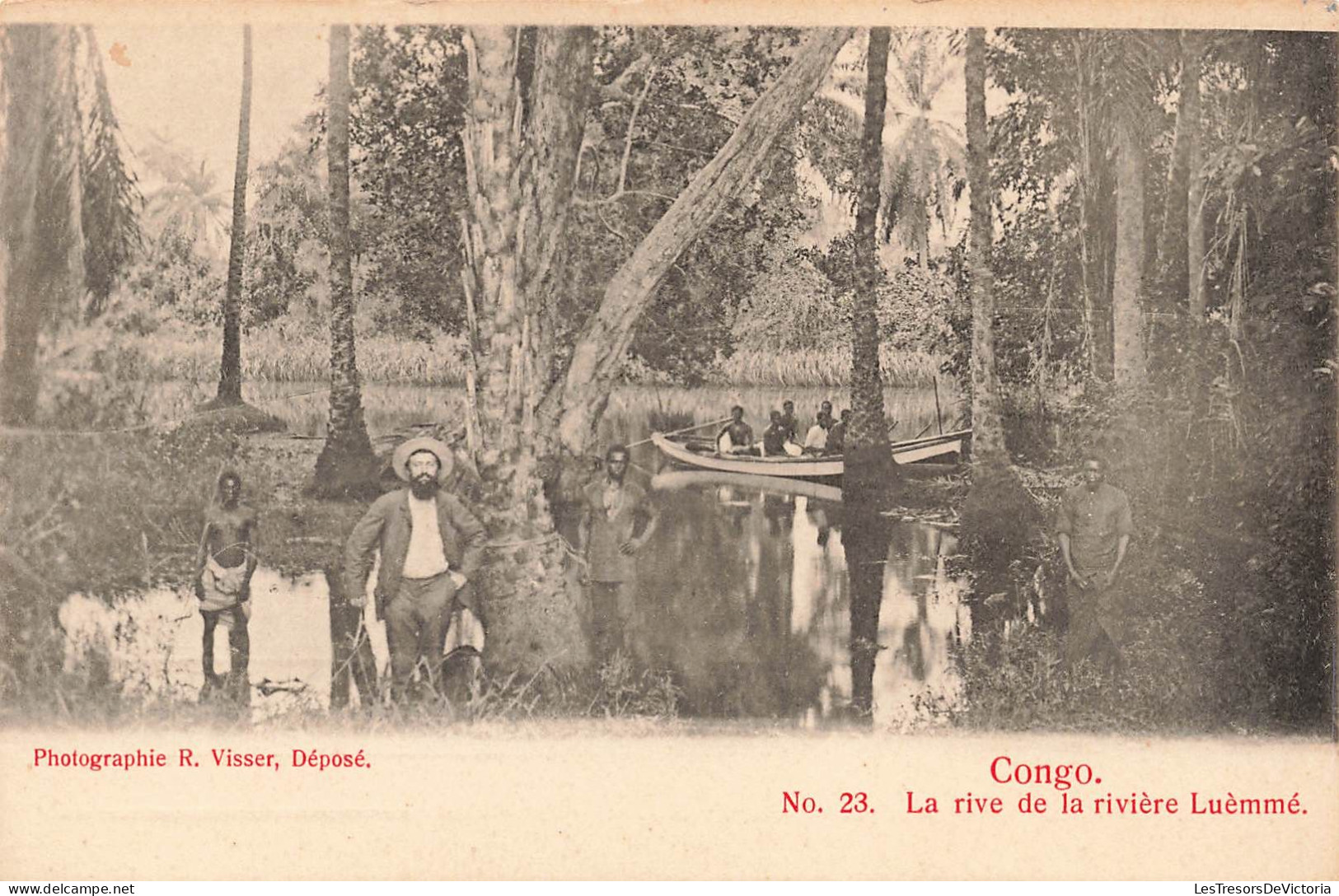 Congo - La Rive De La Riviere Luémmé - N°23 -  R Visser - Carte Postale Ancienne - - Autres & Non Classés