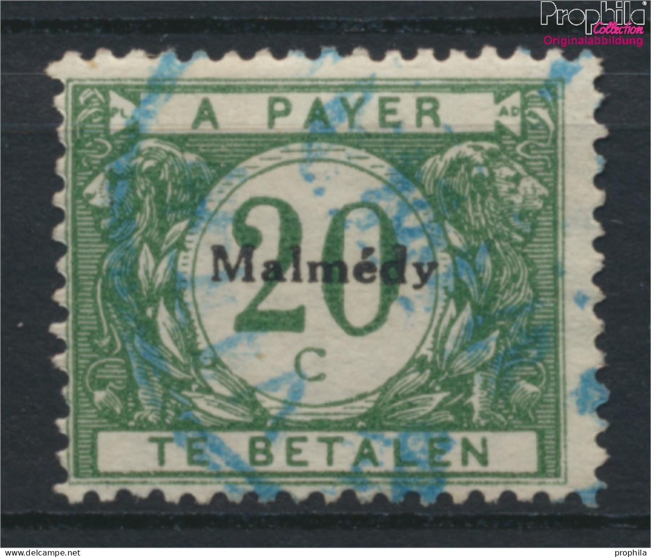 Belgische Post Malmedy P3 Gestempelt 1920 Ziffernzeichnung (9958975 - Eupen U. Malmedy