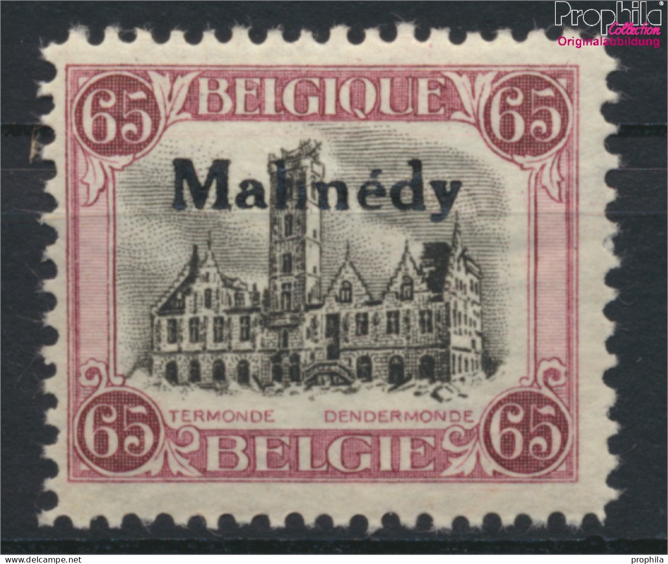 Belgische Post Malmedy 17 Mit Falz 1921 Albert I. (9958973 - Eupen & Malmedy
