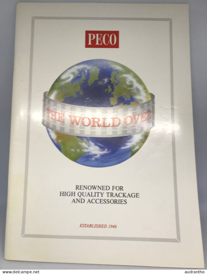 Revue Catalogue PECO THE WORLD OVER En Anglais  Modélisme Train - Englisch