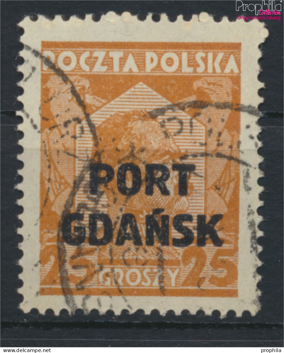 Polnische Post Danzig 19b (kompl.Ausg.) Gestempelt 1928 Aufdruckausgabe (9975614 - Besatzungszeit