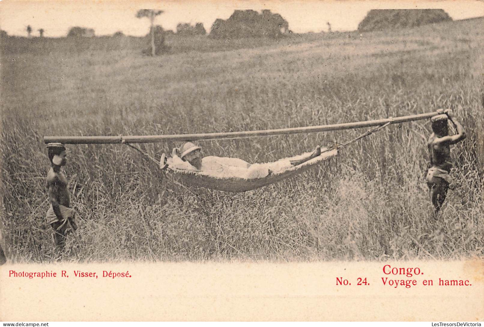Congo - Voyage En Hamac - N°24 -  R Visser - Carte Postale Ancienne - - Otros & Sin Clasificación