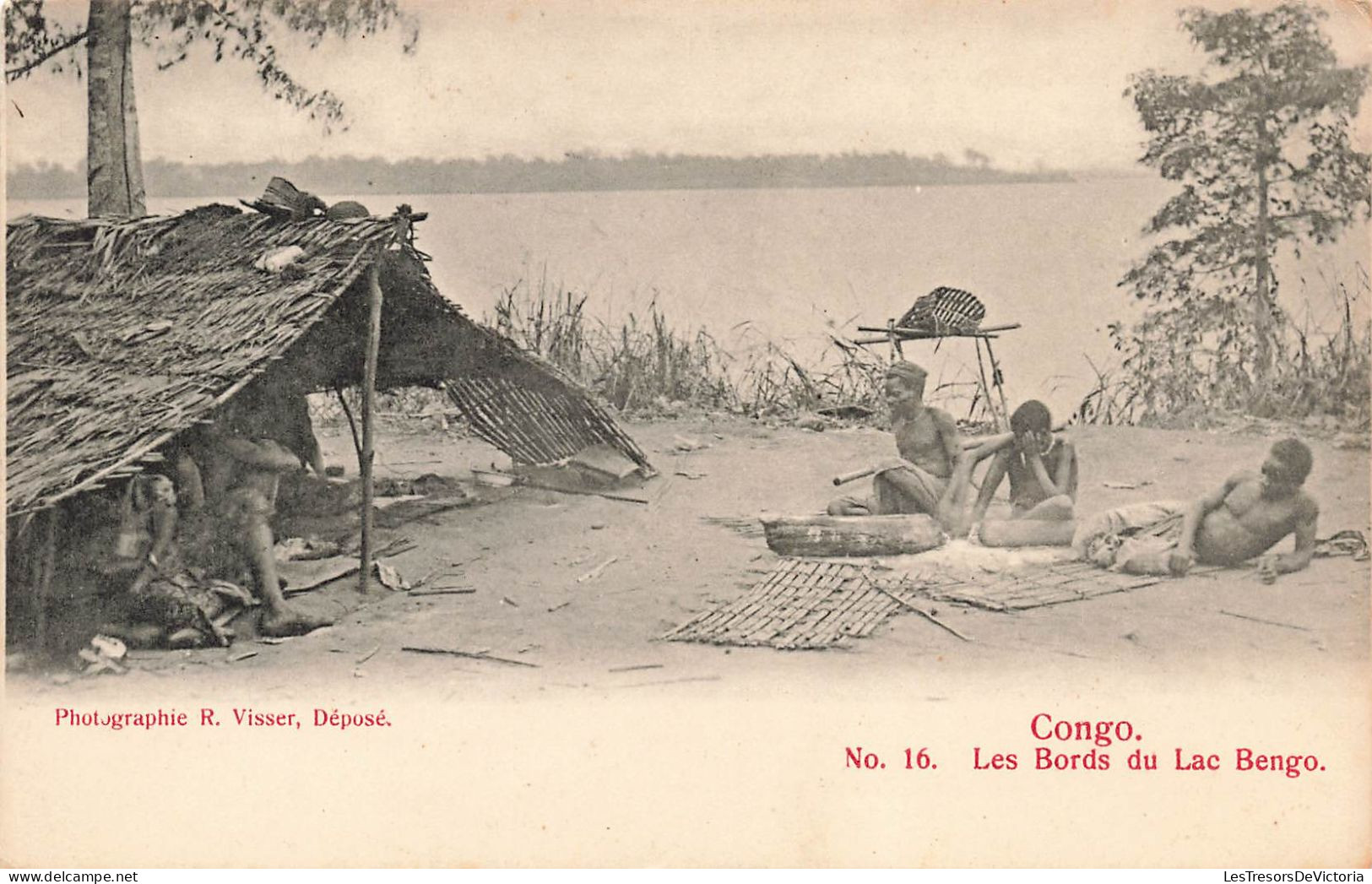 Congo - Les Bords Du Lac Bengo - N°16 -  R Visser - Carte Postale Ancienne - - Andere & Zonder Classificatie