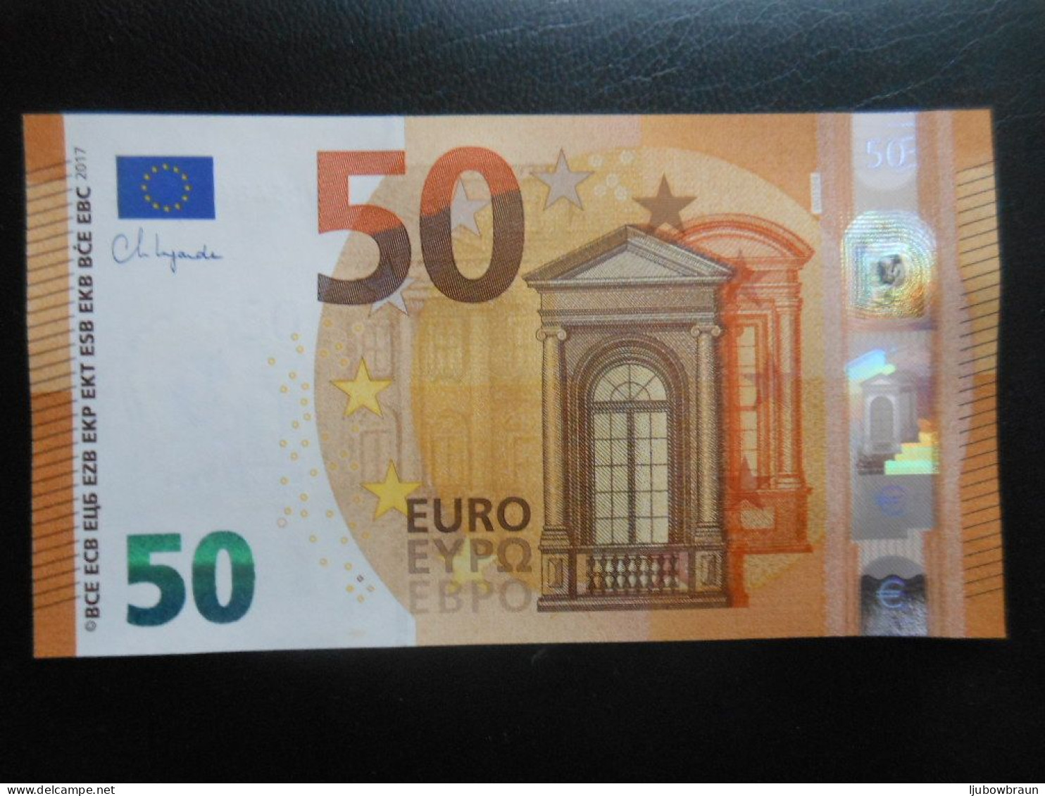 50 Euro-Schein Unc. Lagarde WB - 50 Euro