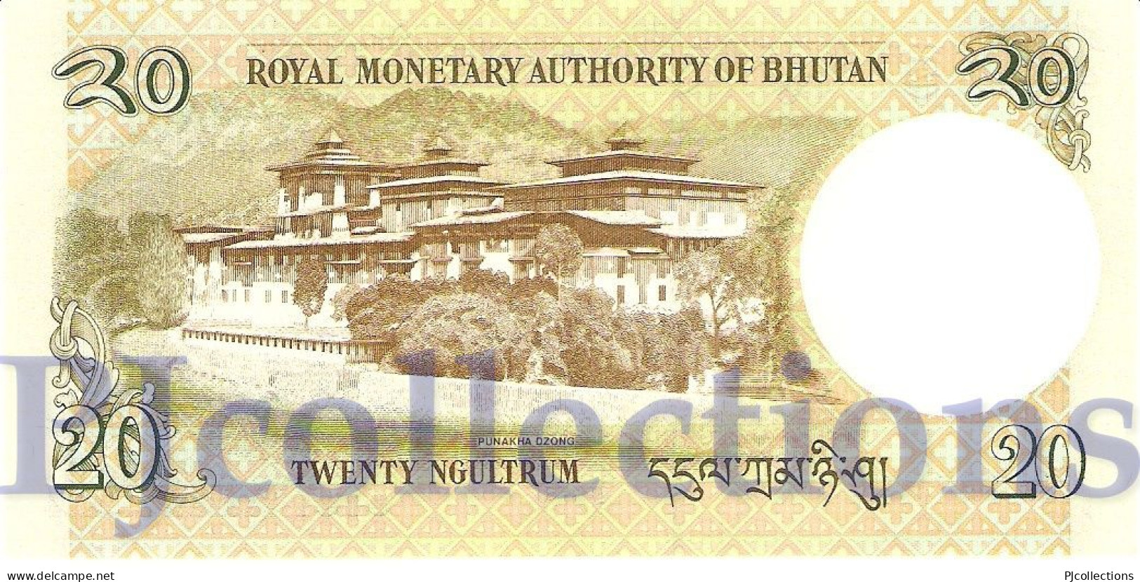 BHUTAN 20 NGULTRUM 2006 PICK 30a UNC - Bhután