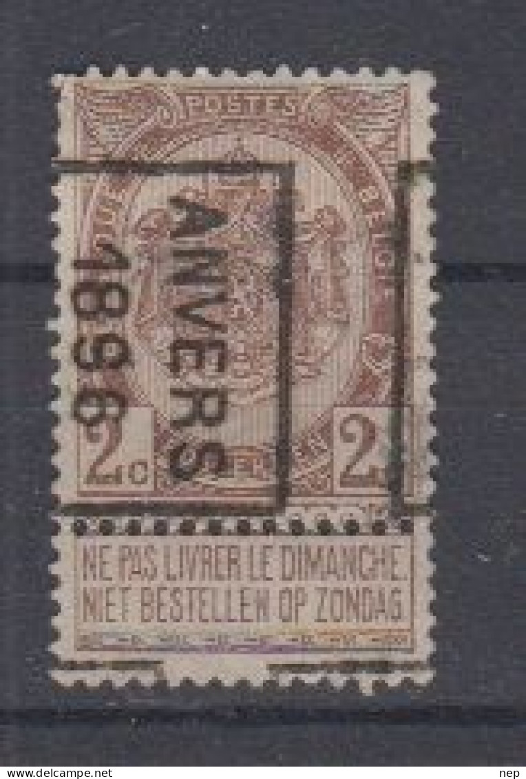 BELGIË - OBP - 1896 - Nr 55 (n° 68 BB - ANVERS 1896) - (*) - Rollenmarken 1894-99