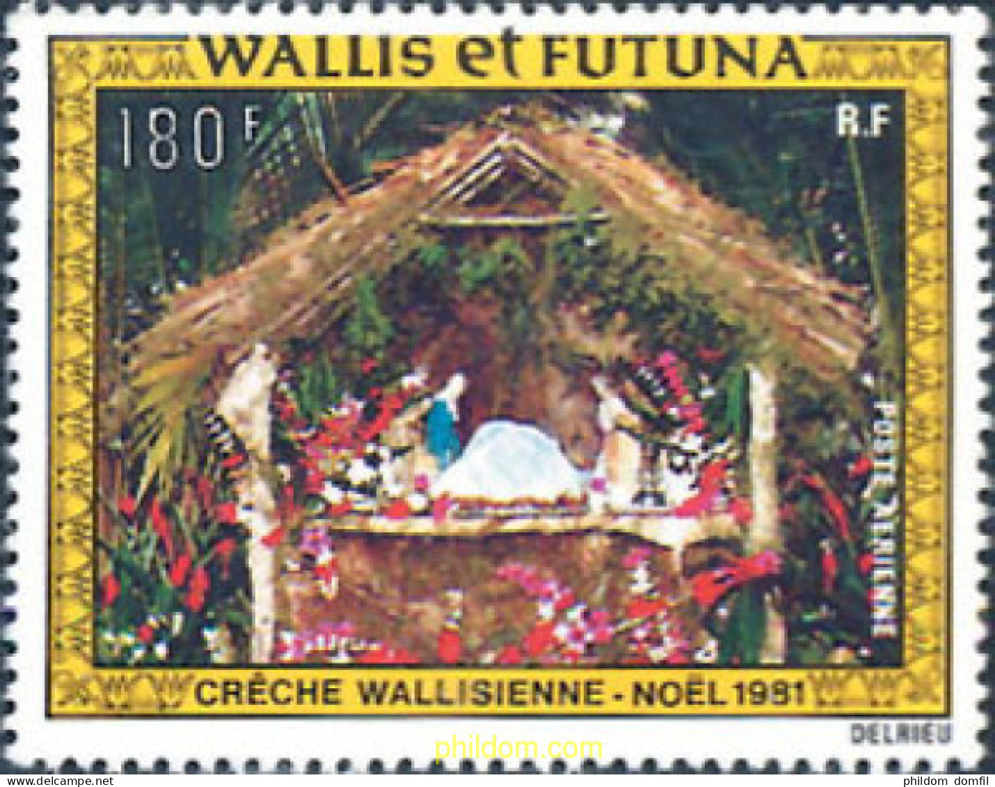 174495 MNH WALLIS Y FUTUNA 1981 NAVIDAD - Usados