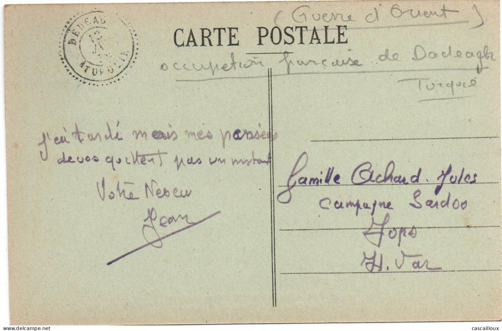Timbre Sur Enveloppe - Lettres & Documents