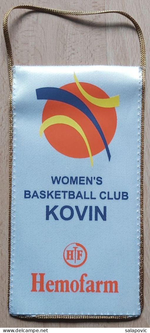 Women's Basketball Club Kovin Serbia PENNANT, SPORTS FLAG ZS 4/2 - Bekleidung, Souvenirs Und Sonstige