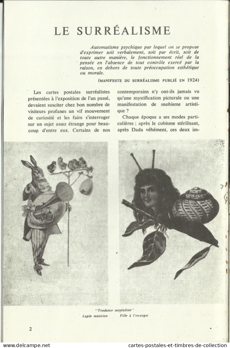 LE CARTOPHILE N°7 , Décembre 1967 , LE SURREALISME , LES METIERS DE PARIS , LES LANTERNES DES MORTS , Etc... - French