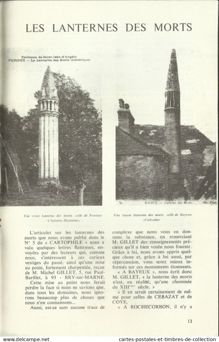 LE CARTOPHILE N°7 , Décembre 1967 , LE SURREALISME , LES METIERS DE PARIS , LES LANTERNES DES MORTS , Etc... - Französisch