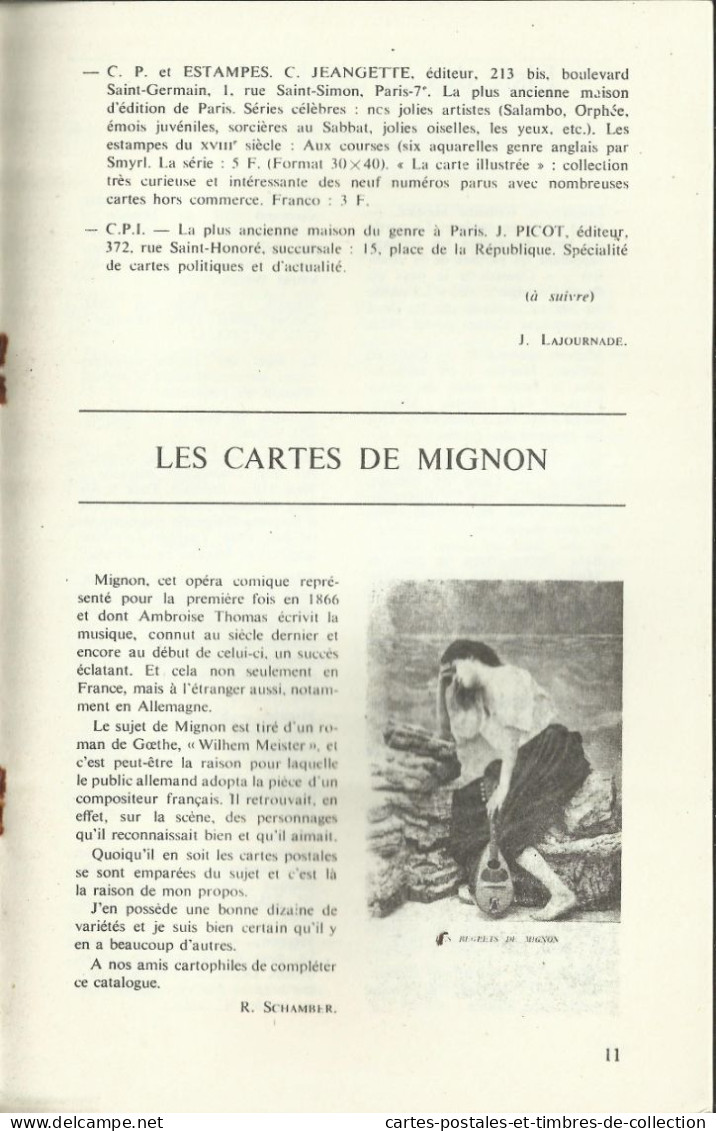 LE CARTOPHILE N°18 , Septembre 1970 , L'AFFAIRE DU FORT CHABROL , LES CARTES PUZZLE , LES CARTES MIGNON , Etc... - Francés
